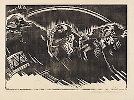 Woodcut by Kathe Kollwitz